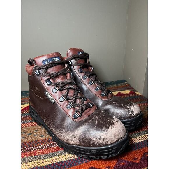 Vasque Gore-Tex Skywalker Womens Hiking Boots OX Blood Brown Sz 9 - Picture 1 of 10